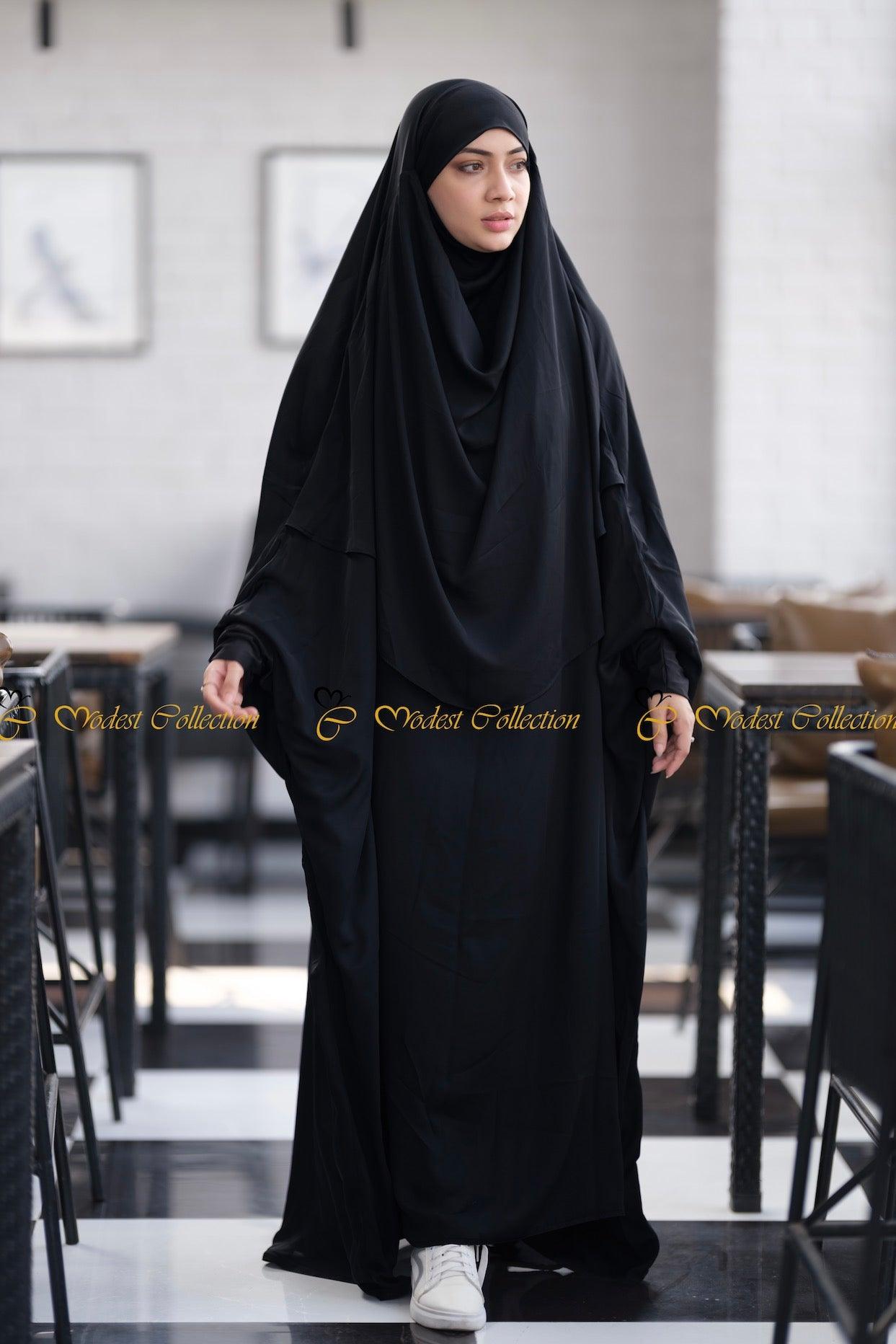 Full length Amaya Jilbab Black - Modest Collection