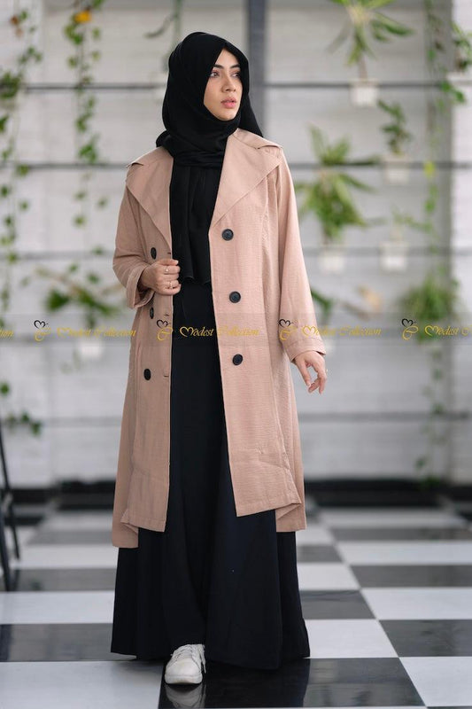 Summer Coat nude Brown - Modest Collection
