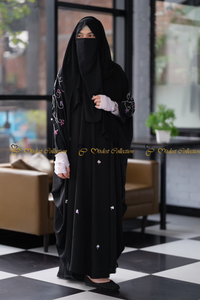 Artisan Beadwork Kaftan Black