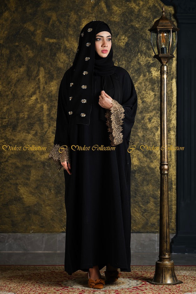 Ameera Abaya Black - Modest Collection