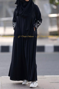 Maysoon Embroidered Abaya - Modest Collection