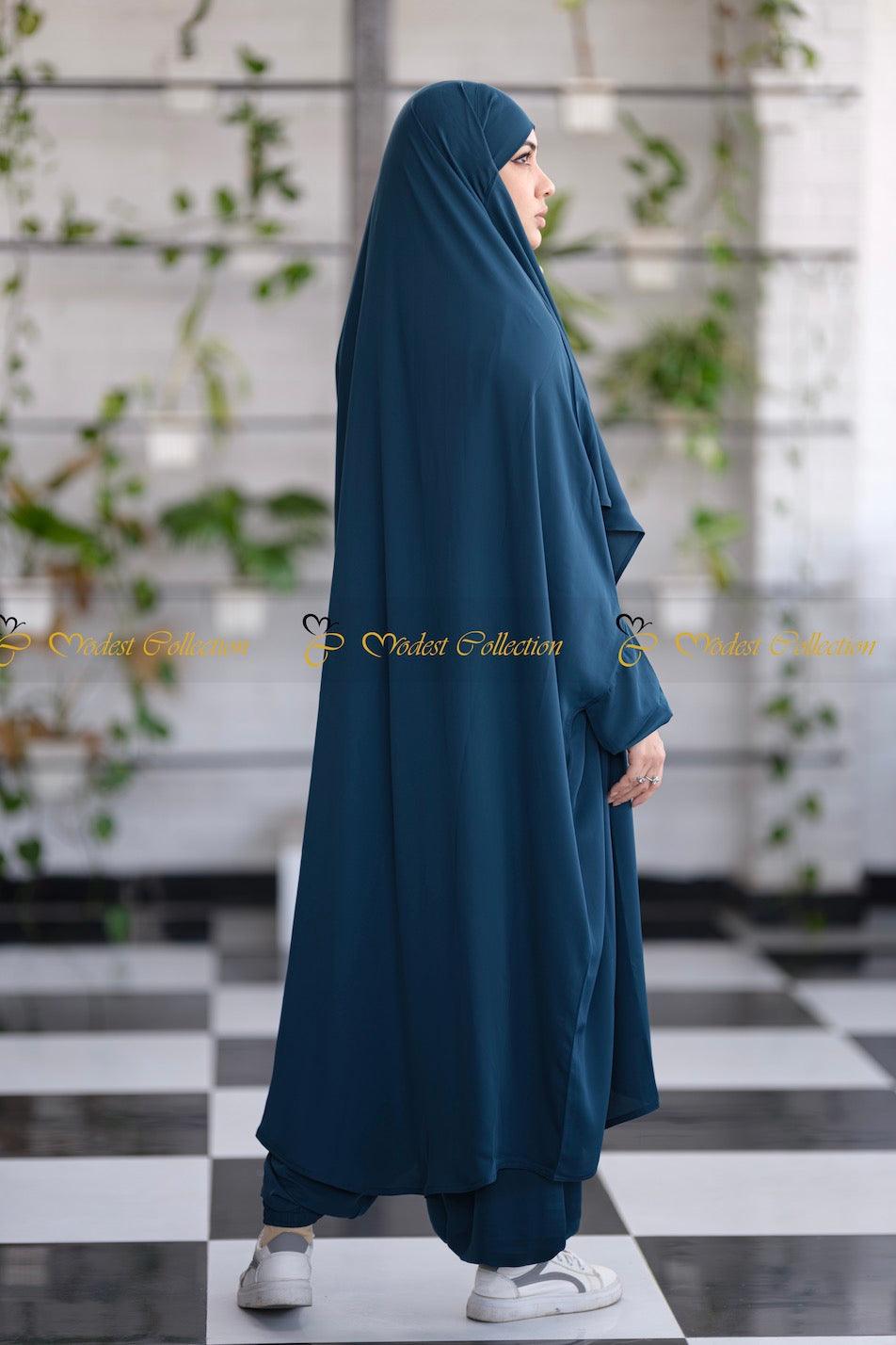 Amaya Jilbab Teal - Modest Collection