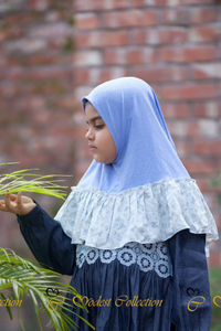 Baby Hijab cornflower blue