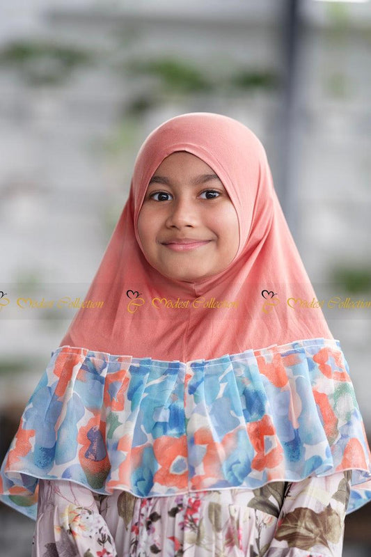 Baby Hijab brick floral - Modest Collection
