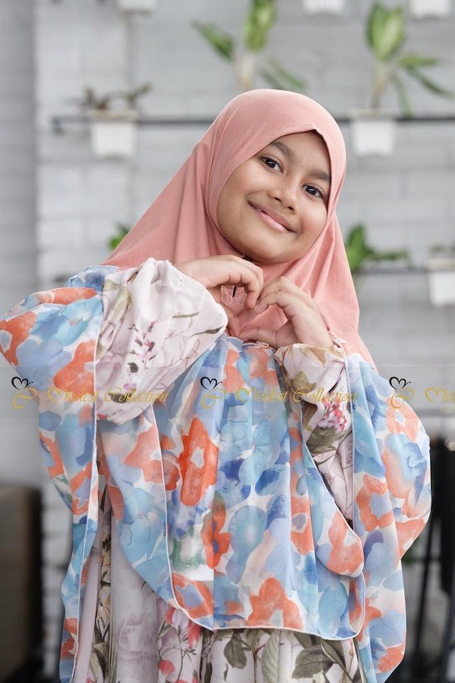 Baby Hijab brick floral - Modest Collection