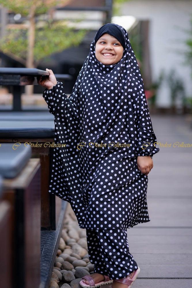 Bareerah Jilbab polka black - Modest Collection
