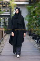 Flared Maternity Kurti Black