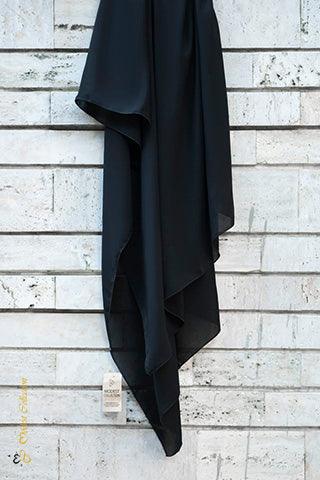 Chiffon Hijab Black - Modest Collection