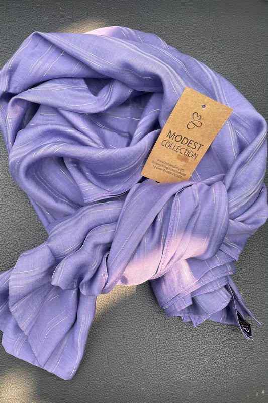 Cotton Hijab Lavender - Modest Collection