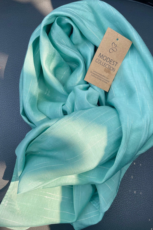 Cotton Hijab Sage green - Modest Collection