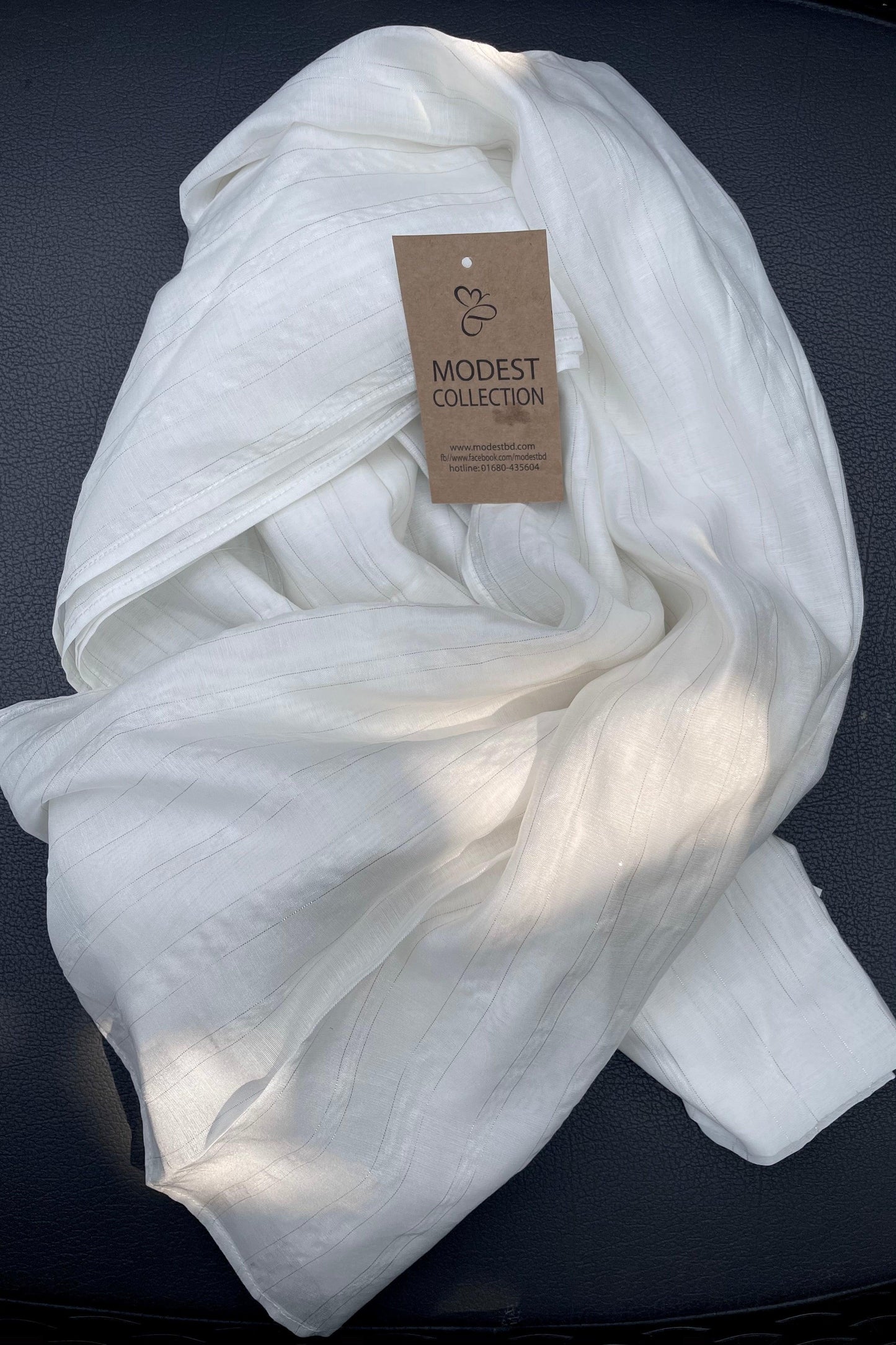 Cotton Hijab White - Modest Collection