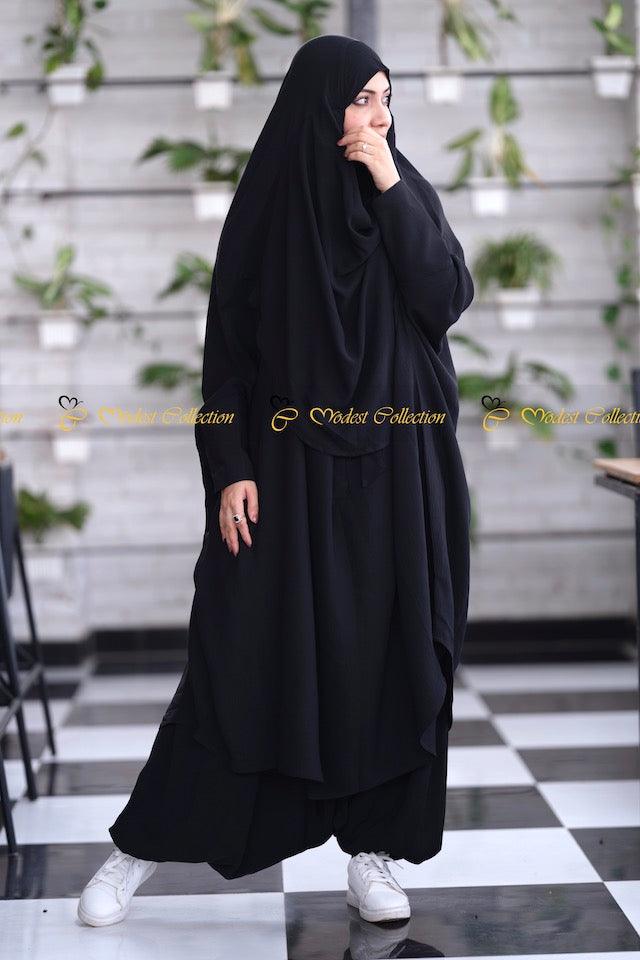 Fatima Jilbab black - Modest Collection
