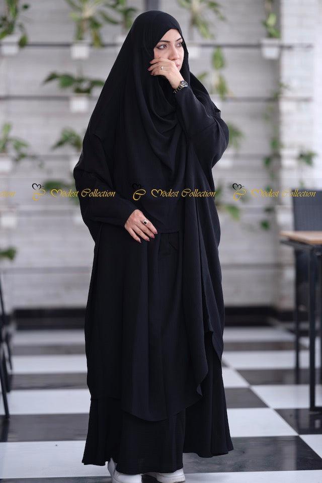 Fatima Jilbab black - Modest Collection