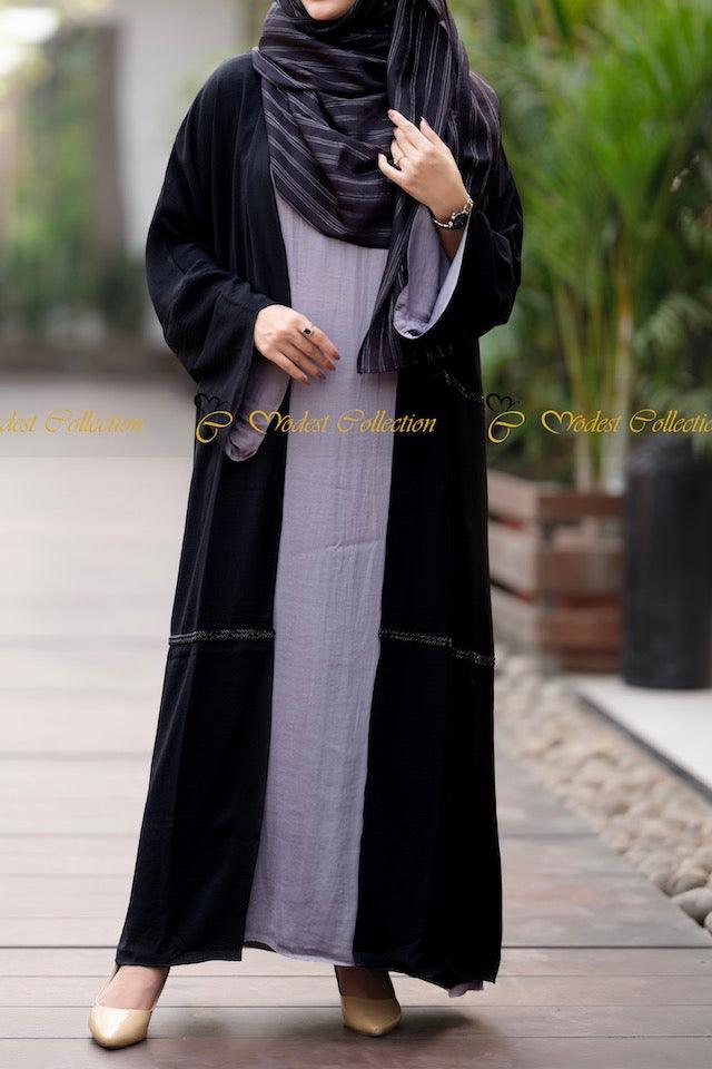 Ferdous Abaya Black - Modest Collection
