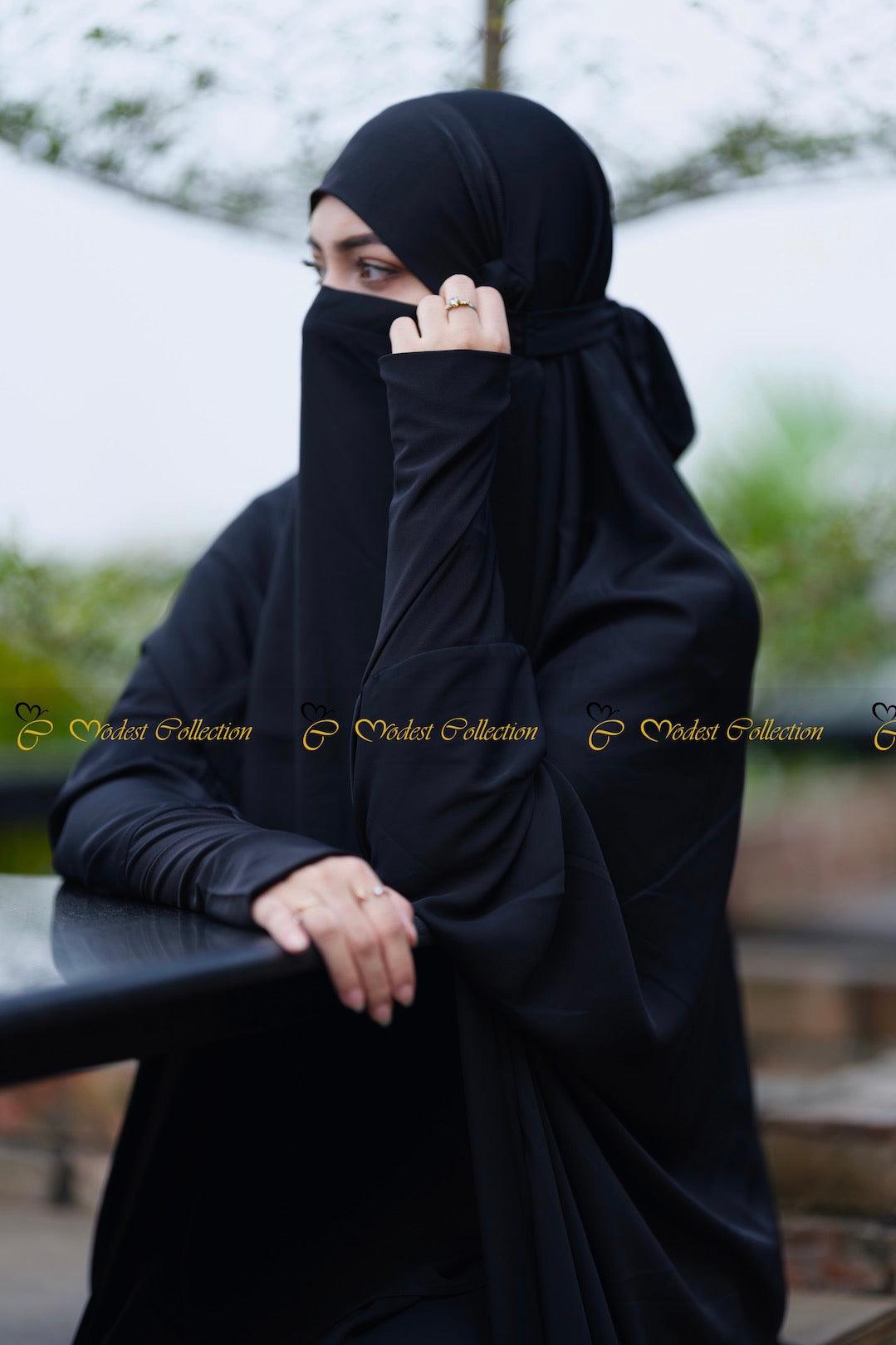 Full length Amaya Jilbab Black - Modest Collection