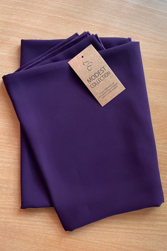 Georgette Hijab Purple - Modest Collection