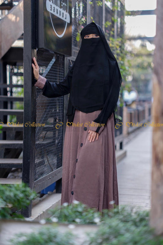 Hannah front opening Abaya for Umrah - Modest Collection