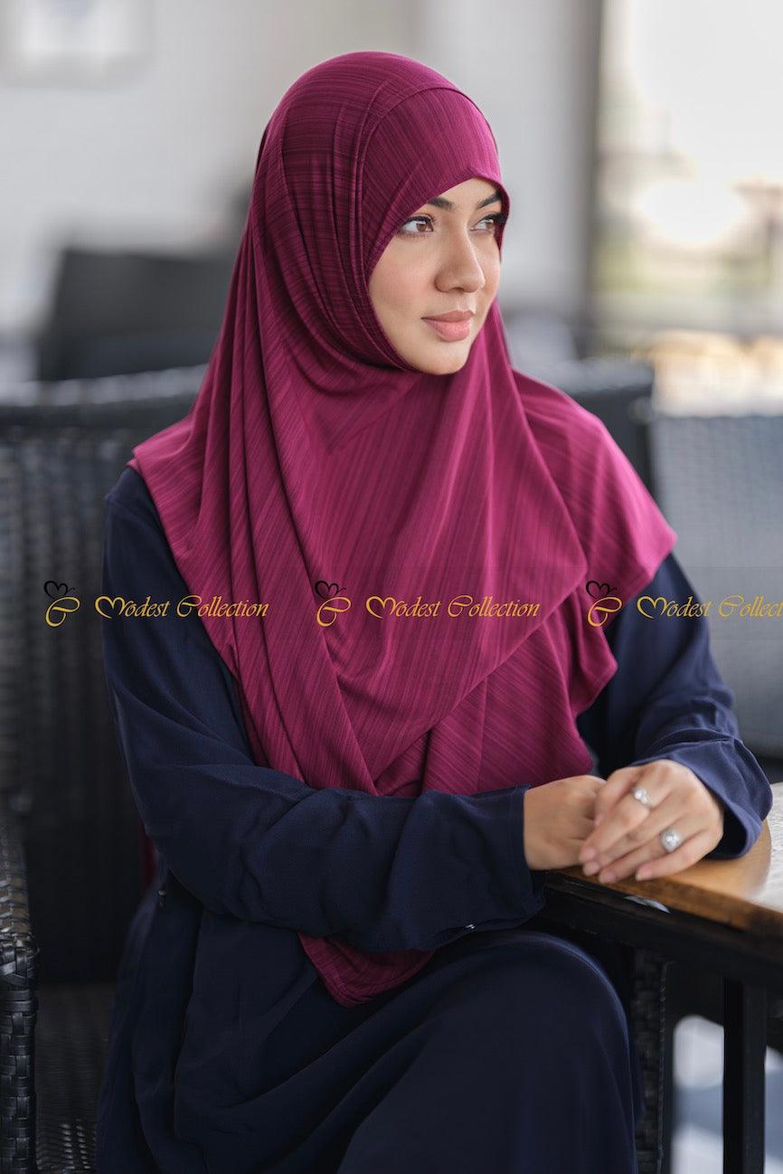 Instant hijab Fuschia - Modest Collection