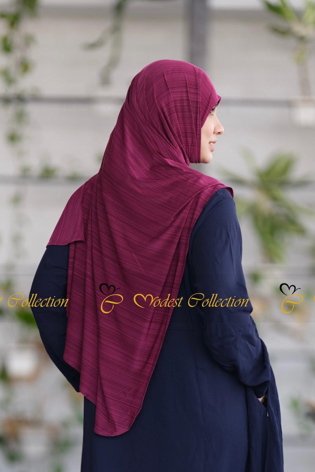Instant hijab Fuschia - Modest Collection