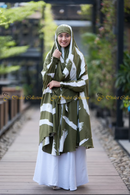 Georgette Khimar with pockets Nature