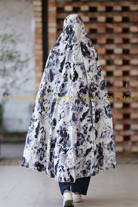 Niqab Khimar with Pockets Floral - Modest Collection