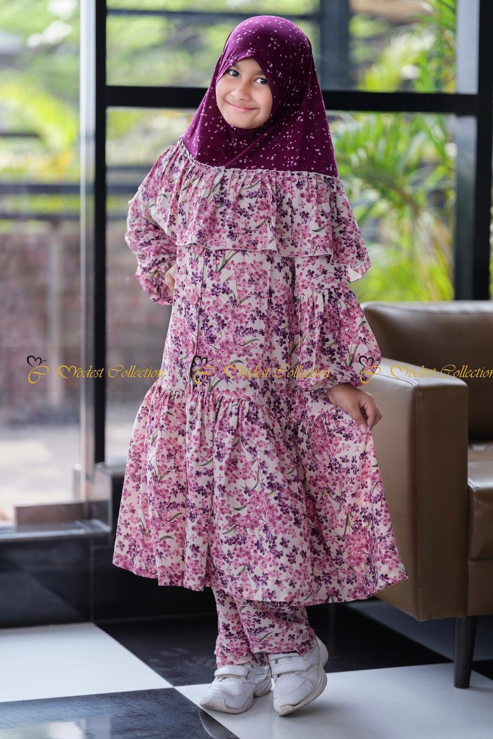 Little Nupur Tunic floral bloom - Modest Collection
