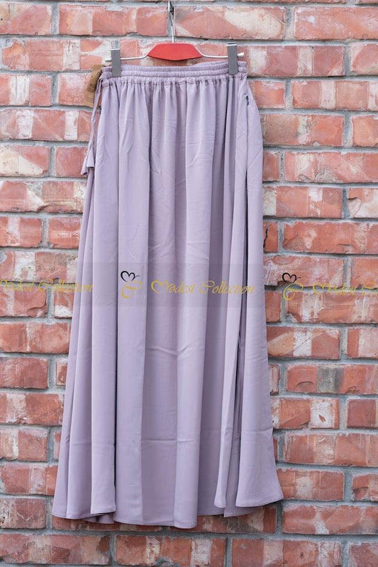 Long Skirt Taupe - Modest Collection