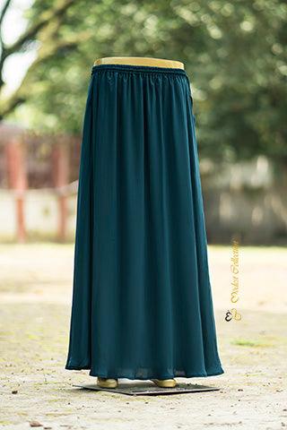 Long Skirt Teal - Modest Collection