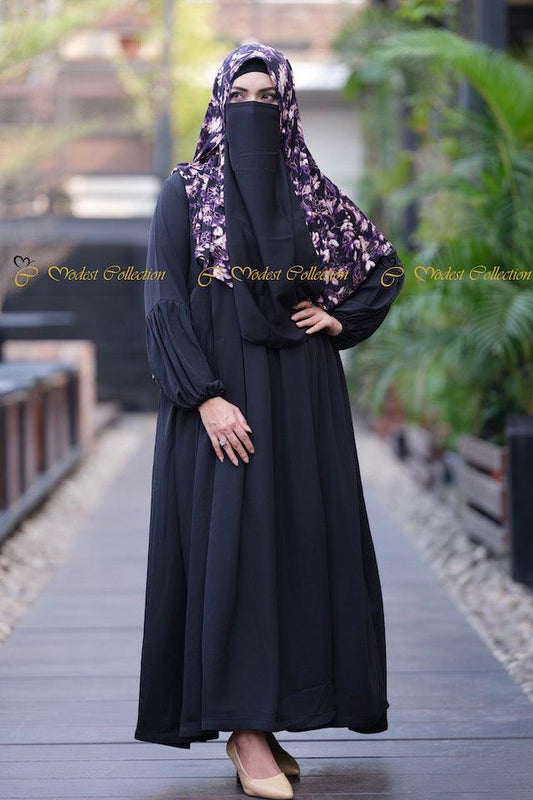Mahzabin Abaya black - Modest Collection