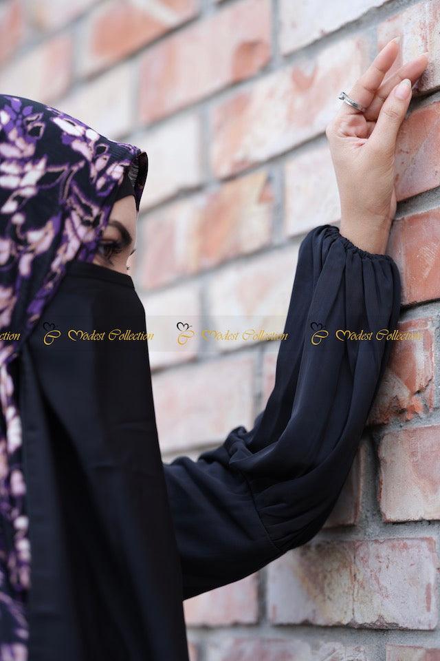 Mahzabin Abaya black - Modest Collection