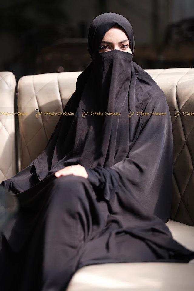 Niqab Khimar Black - Modest Collection