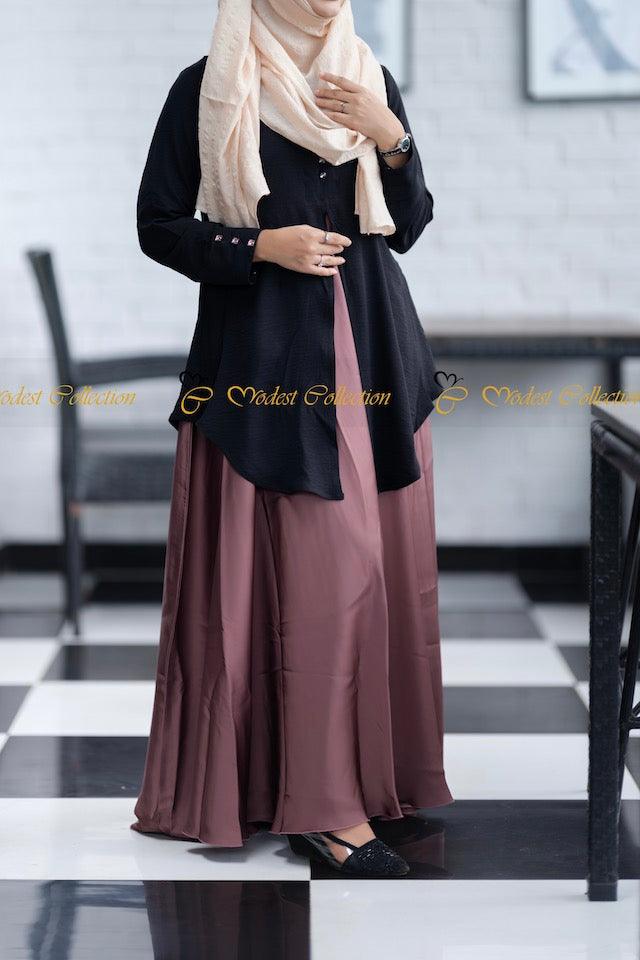 Redwana Gown Copper - Modest Collection