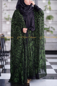 Roshny Abaya Green - Modest Collection