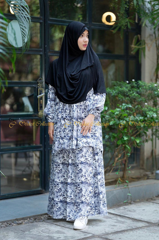 Sifat Top Monochrome - Modest Collection