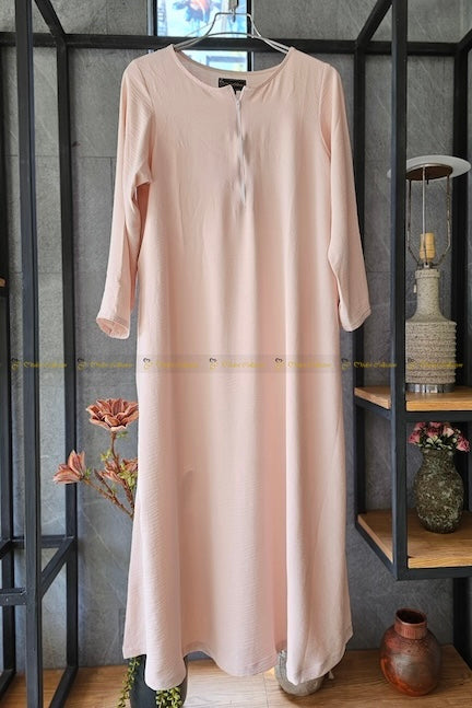 Cotton Slip Dress with Khimar set for Umrah