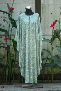 Full length Maternity Kaftan Printed Mint